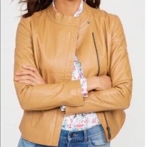 J.McLaughlin Buttery lamb Napa leather jacket. M